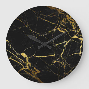 Black Marble Clock