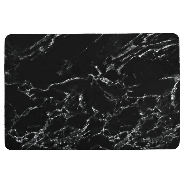 Black Marble Floor Mat (Front)