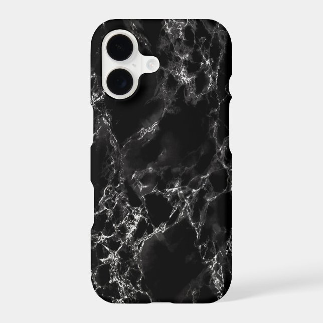 Black Marble iPhone Case (Back)