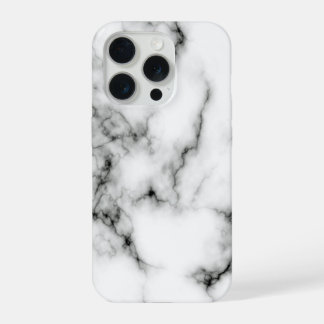Black Marble Look Design iPhone Case
