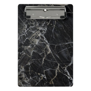 Black Marble Mini Clipboard