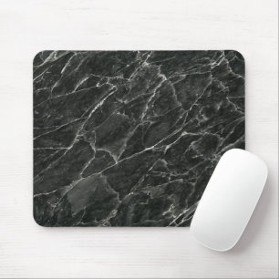 Black Marble Mouse Pad