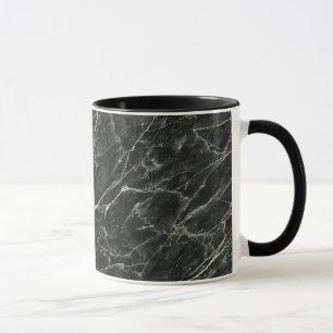 Black Marble Mug