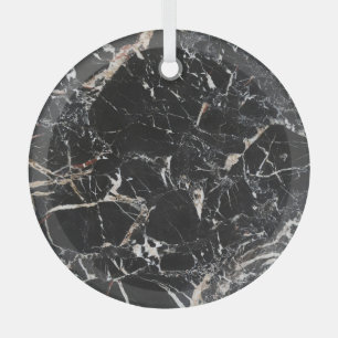 Black marble: natural abstract texture. glass tree decoration