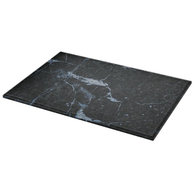Black Marble Pattern Cutting Board (Corner)