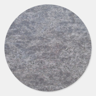 Black Marble Round Sticker