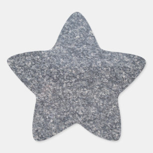 Black Marble Star Sticker