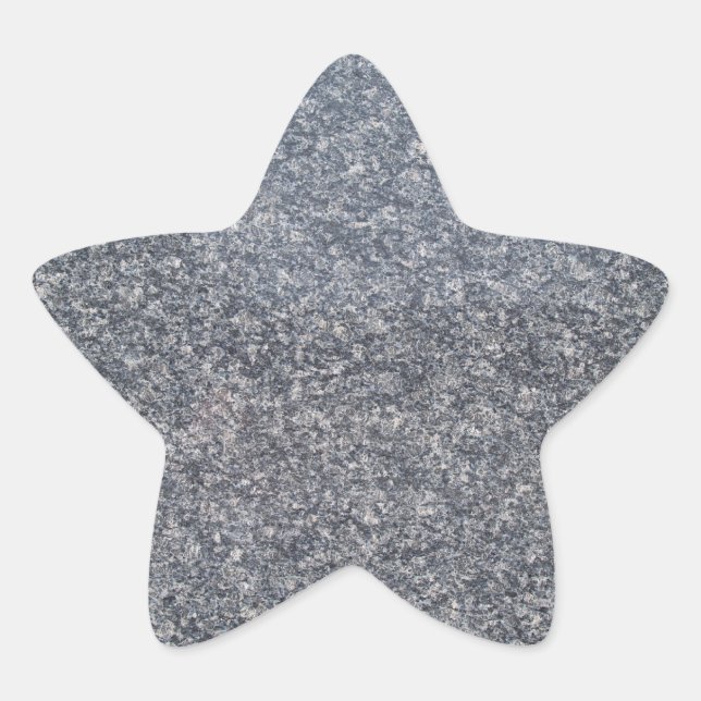 Black Marble Star Sticker (Front)