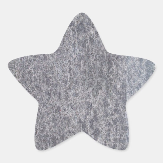Black Marble Star Sticker (Front)