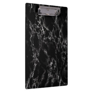Black Marble Stone Clipboard