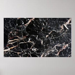 Black marble stone natural background abstract mar poster