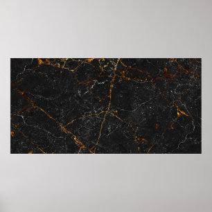 Black marble texture background, natural marble ti poster