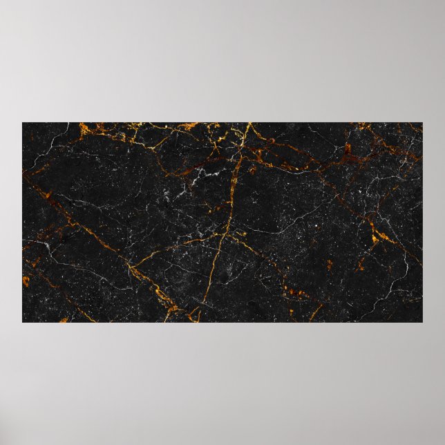 Black marble texture background, natural marble ti poster (Front)