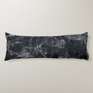 Black marble texture body cushion