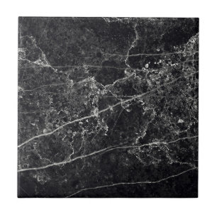 Black Marble Texture Ceramic Tile