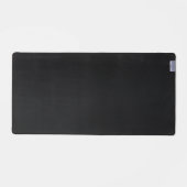 Black Marble Texture Desk Mat (Back)