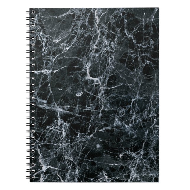 Black Marble Texture Notebook (Front)