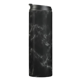 BLACK MARBLE THERMAL TUMBLER