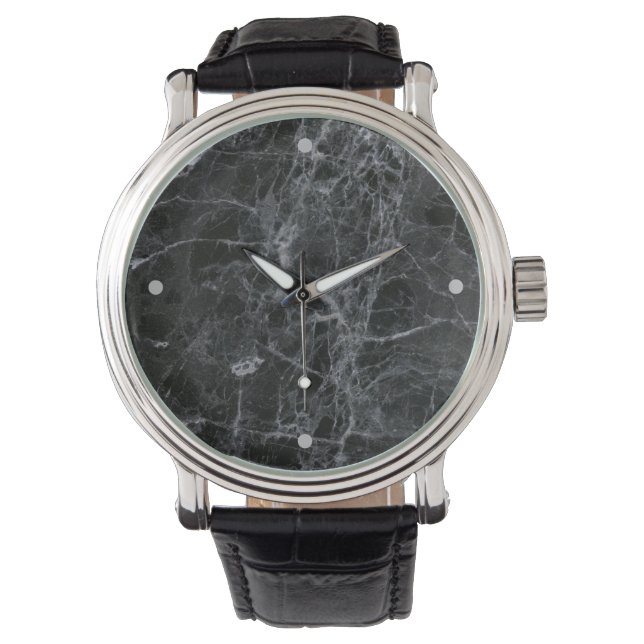 Black marble watch (Front)