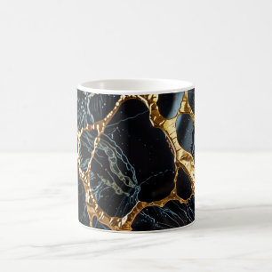 Black Marble with Gold Vein Coffee Mug