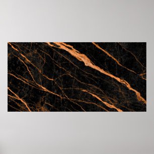 black marble with golden veins, emperador marble n poster
