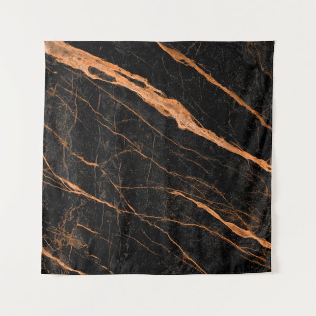 black marble with golden veins, emperador marble n tapestry (Front)
