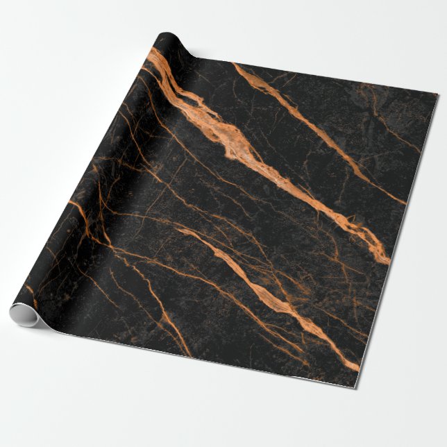 black marble with golden veins, emperador marble n wrapping paper (Unrolled)