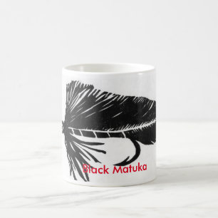 "Black Matuka" Classic Trout Fly Mug