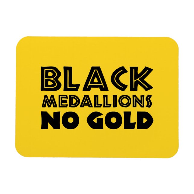 BLACK MEDALLIONS NO GOLD MAGNET (Horizontal)