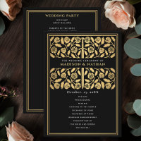 Black Mediaeval Gold Sword Royal Wedding