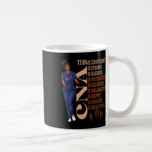 Black Melanin Cna Africa Black History Month Afro Coffee Mug