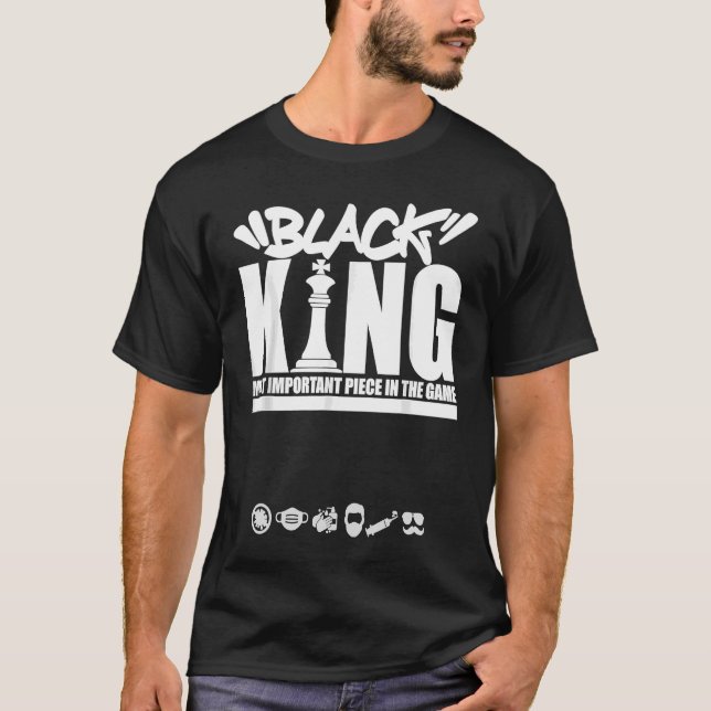 Black Melanin King Fathers Day  Plus Size Mens T-Shirt (Front)