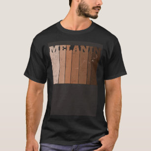 Black Melanin Pride For Women Men Afro Queens King T-Shirt