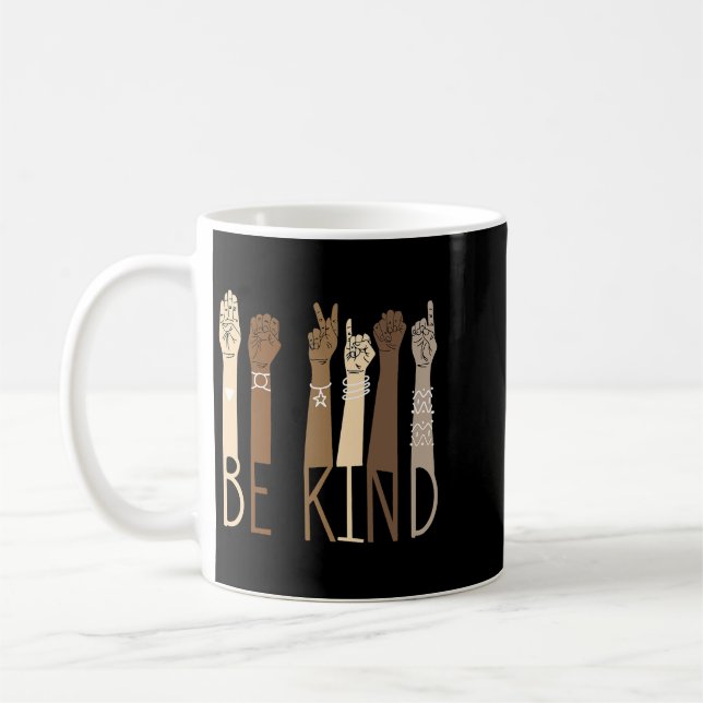Black Melanin Queen Magic Brown Skin Girl Juneteen Coffee Mug (Left)