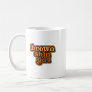 Black Melanin Queen Magic Brown Skin Girl Juneteen Coffee Mug