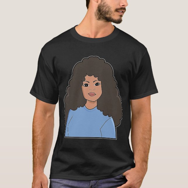 Black Melanin Queen Woman Empowerment Power Girl E T-Shirt (Front)