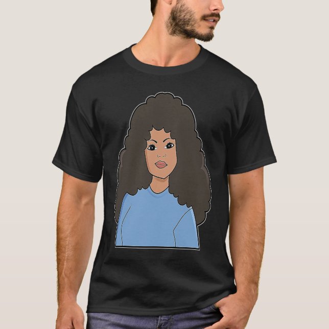 Black Melanin Queen Woman Empowerment Power Girl E T-Shirt (Front)