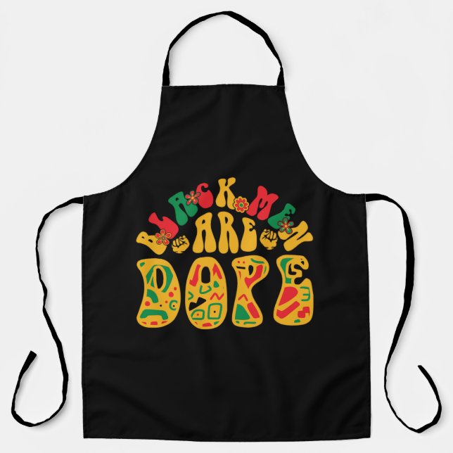 black_men_are_dope_02 apron (Front)