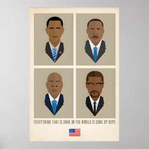 Black Men History Makers Icon Original Print