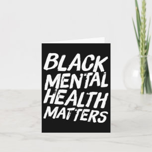 Black Mental Health Problems Therapy Gift Card