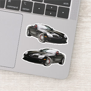 Black Mercedes Car Sticker