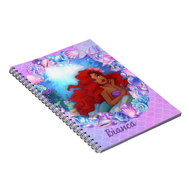 Black Mermaid Notebook (Right Side)