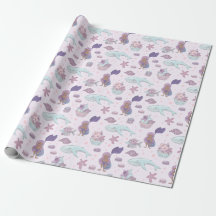 Black Mermaid Theme Birthday Party Pastel Purple