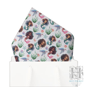 Black Mermaid Tissue Paper