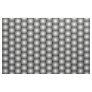 Black Mesh White Balls Moire by Kenneth Yoncich Fabric