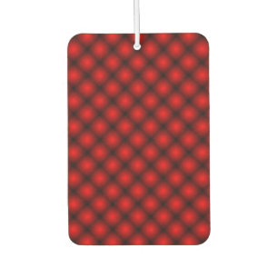 Black Mesh White Balls Moire (T) by K Yoncich Car Air Freshener