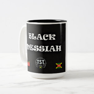 BLACK MESSIAH JMT Two-Tone Mug, 15 oz Coffee Mug