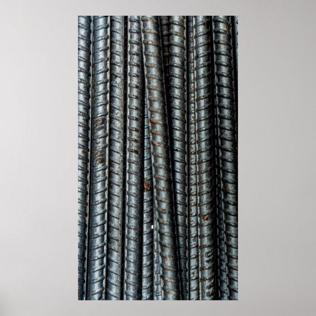 Black metal bars poster (Front)