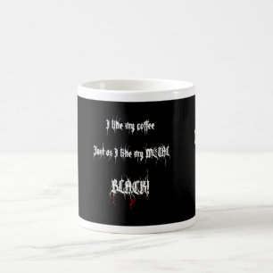 Black Metal Coffee Mug