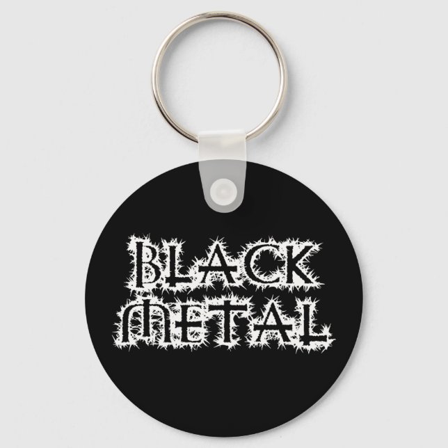 Black Metal Key Ring (Front)